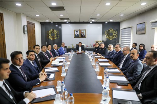 Seçim Güvenliği Toplantısı Vali Çiçek Başkanlığı’nda Gerçekleştirildi 